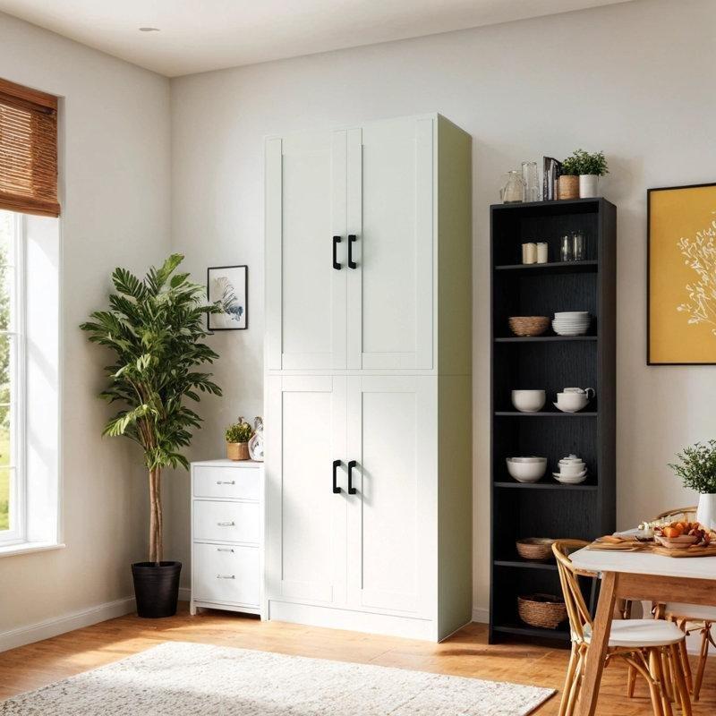 Beyaz 71x28x13 cm Çok Amaçlı Dolap - 92953