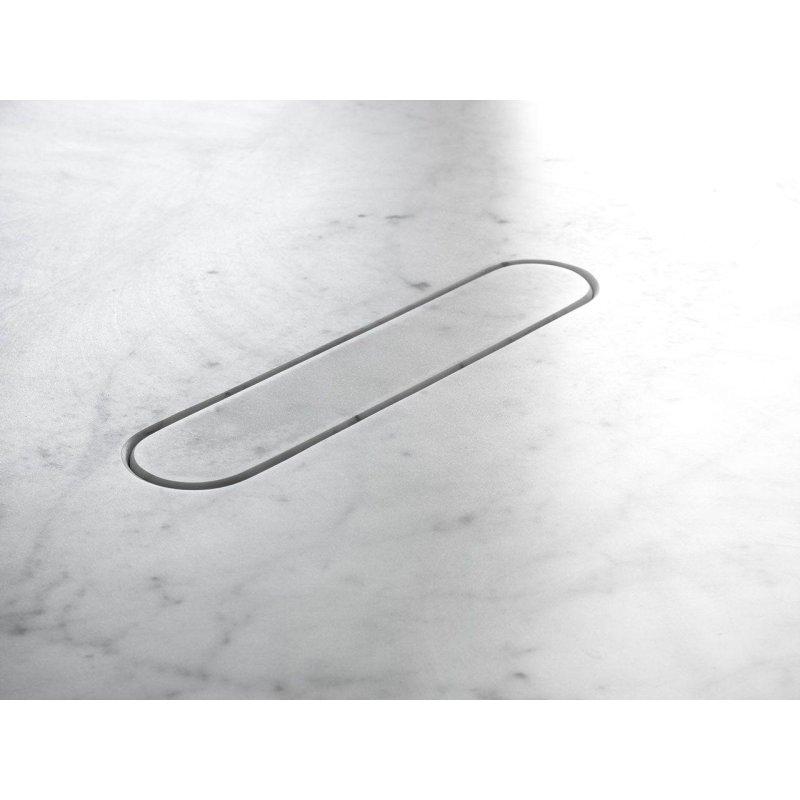 Beyaz Carrara Mermer Masa 240x100 cm Dikdörtgen Tasarım - 91732