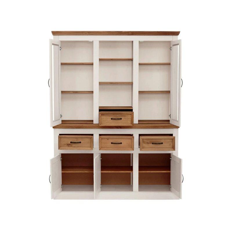 Beyaz Ceviz Ahşap Çok Amaçlı Dolap 38x192x38 cm - 92413
