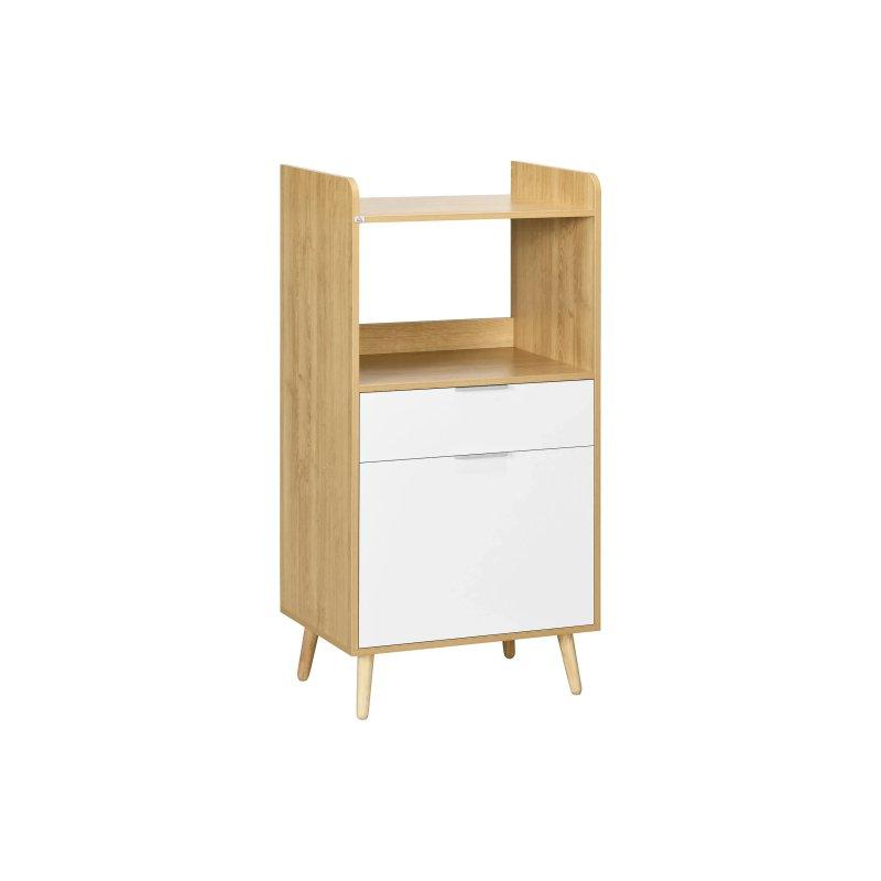 Beyaz Ceviz Çok Amaçlı Dolap 58x40x118 cm - 92581