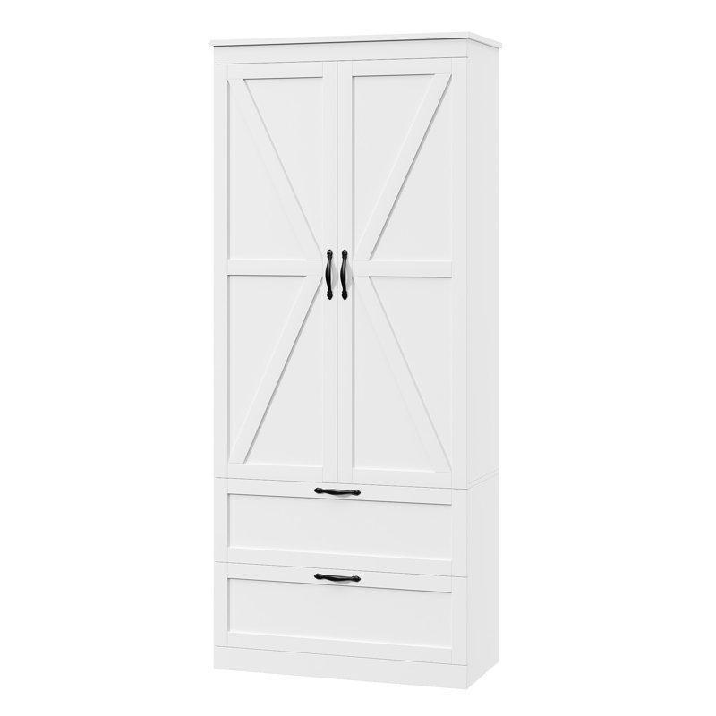 Beyaz Çok Amaçlı Dolap 75x179 cm - 93115