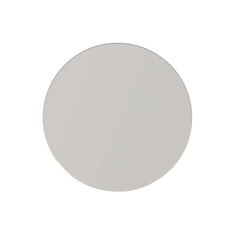 Beyaz Gri Metal Minimalist Tasarım Yan Sehpa-63x46x63 cm - 110228