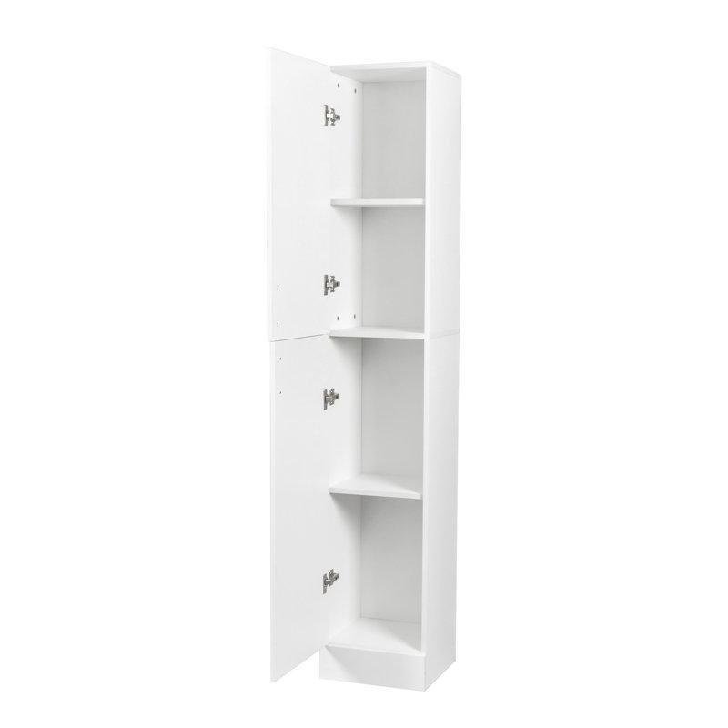 Beyaz İki Kapılı Çok Amaçlı Dolap 190x35x29 cm - 92998