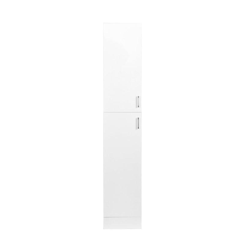 Beyaz İki Kapılı Çok Amaçlı Dolap 190x35x29 cm - 92998