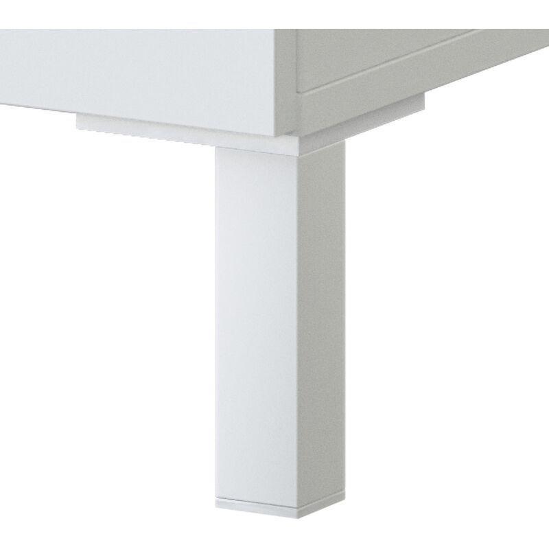 Beyaz-Kanada Meşesi Mutfak Fırın Dolabı 72x40x186 cm - 100751