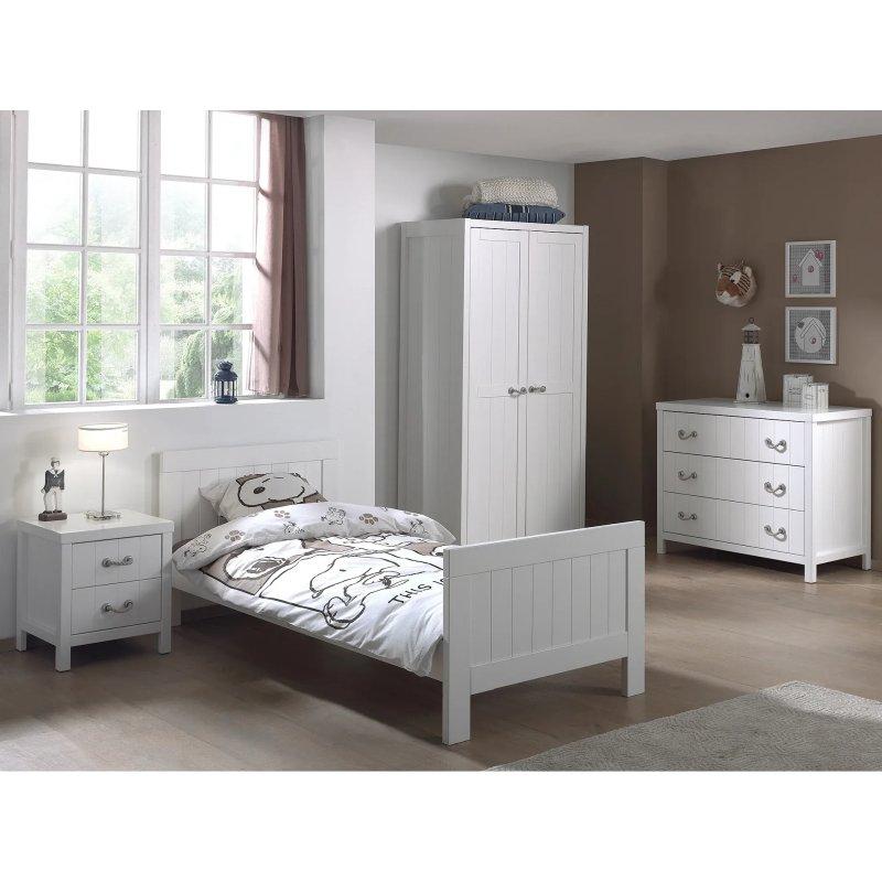 Beyaz MDF Çocuk Gardrop 100x200 cm 2 Kapılı - 90166