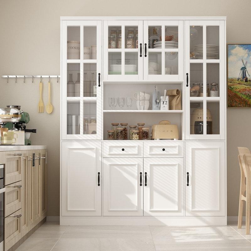 Beyaz MDF Çok Amaçlı Dolap 200 cm x 160 cm x 40 cm - 93031