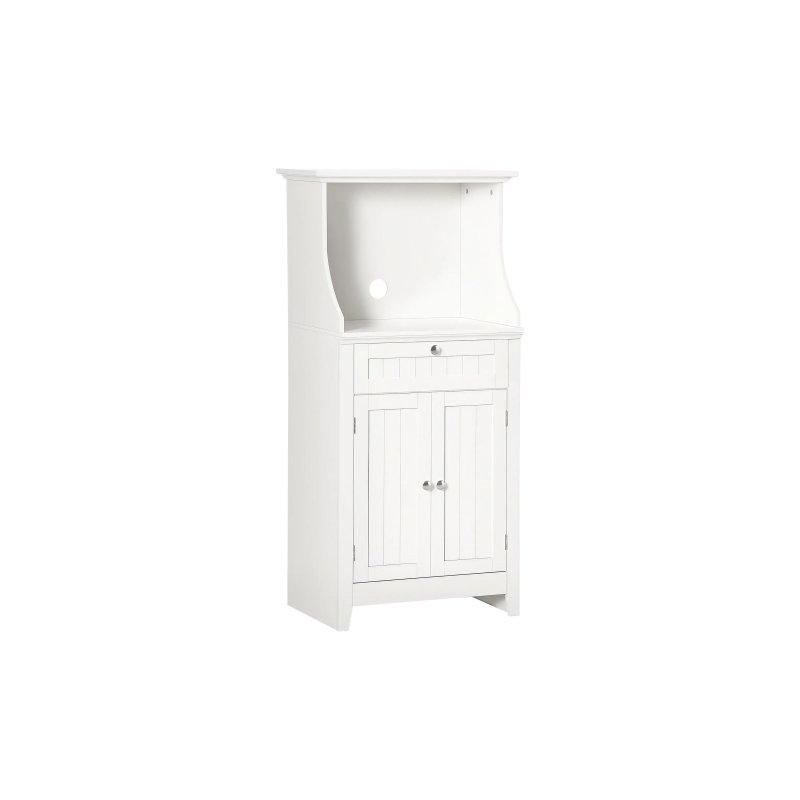 Beyaz MDF Çok Amaçlı Dolap 60x40x122 cm - 92536