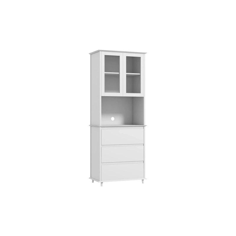 Beyaz MDF Çok Amaçlı Dolap 68x38x172 cm - 92320