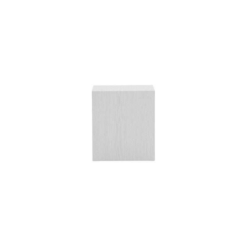 Beyaz MDF Minimalist İskandinav Yan Sehpa-40x40x45 cm - 112557