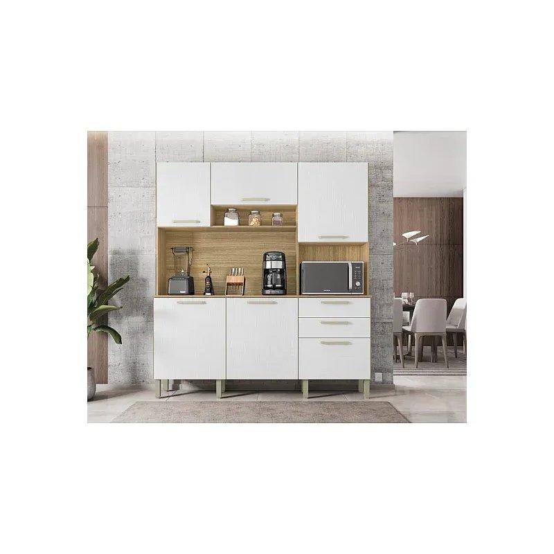 Beyaz Meşe Çok Amaçlı Dolap 180 cm - 92341