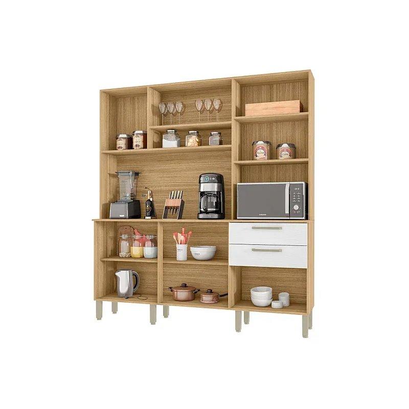 Beyaz Meşe Çok Amaçlı Dolap 180 cm - 92341
