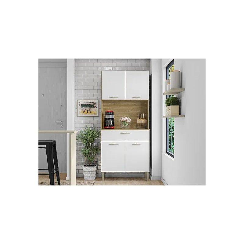 Beyaz Meşe Çok Amaçlı Dolap 75x171x37 cm - 92698