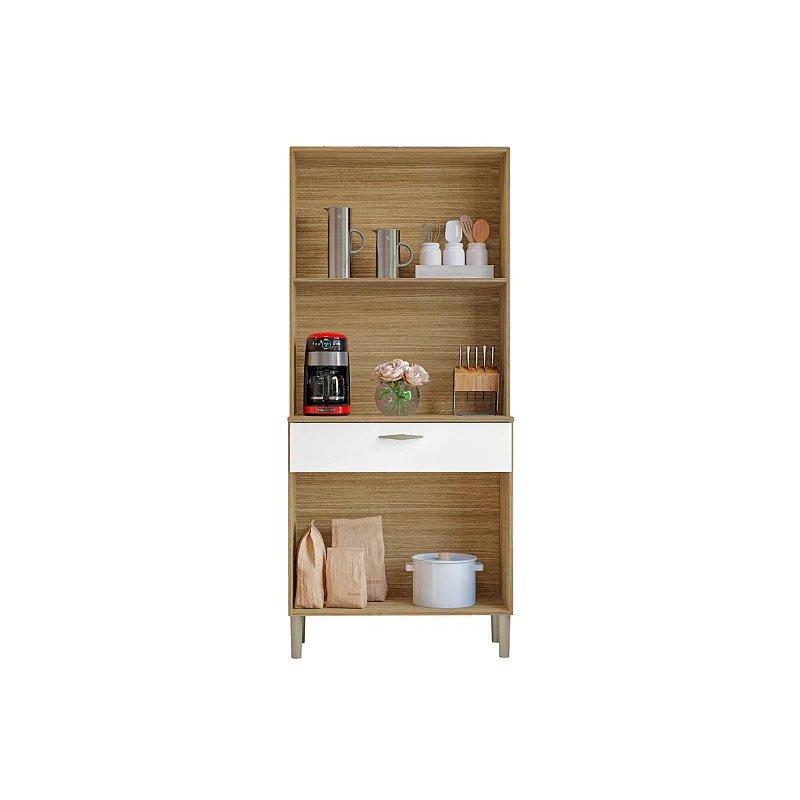 Beyaz Meşe Çok Amaçlı Dolap 75x171x37 cm - 92698