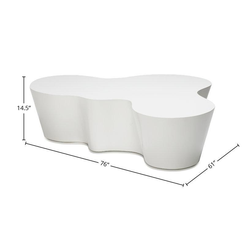 Beyaz Plastik Orta Sehpa 156 cm x 201 cm - 105823