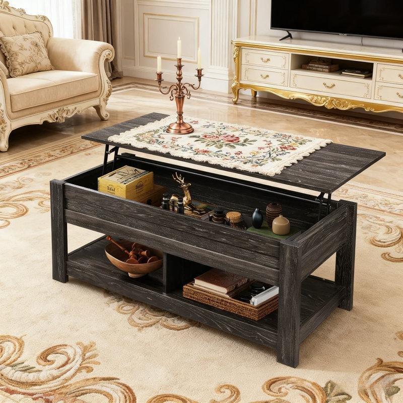 Billups Endüstriyel Ahşap Açılır Akıllı Sehpa 120 cm - 101223