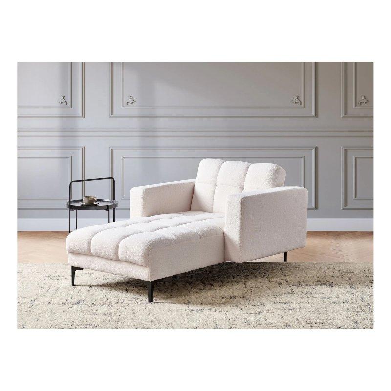 Buklet Kumaş Kapitoneli Dinlenme Koltuğu-109x183x77 cm - 110090