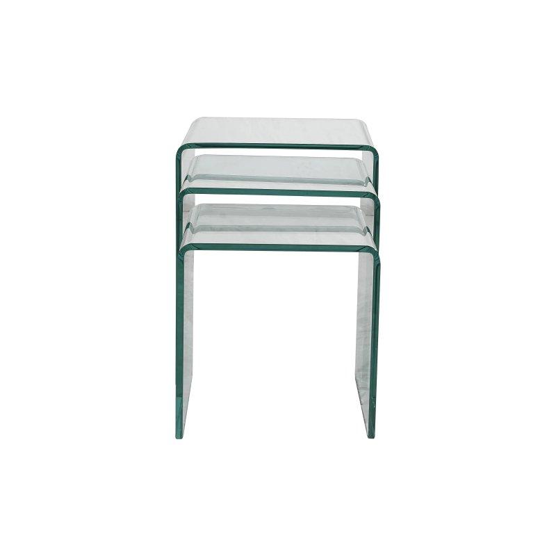 Cam Zigon Orta Sehpa 42x42 cm - 102612