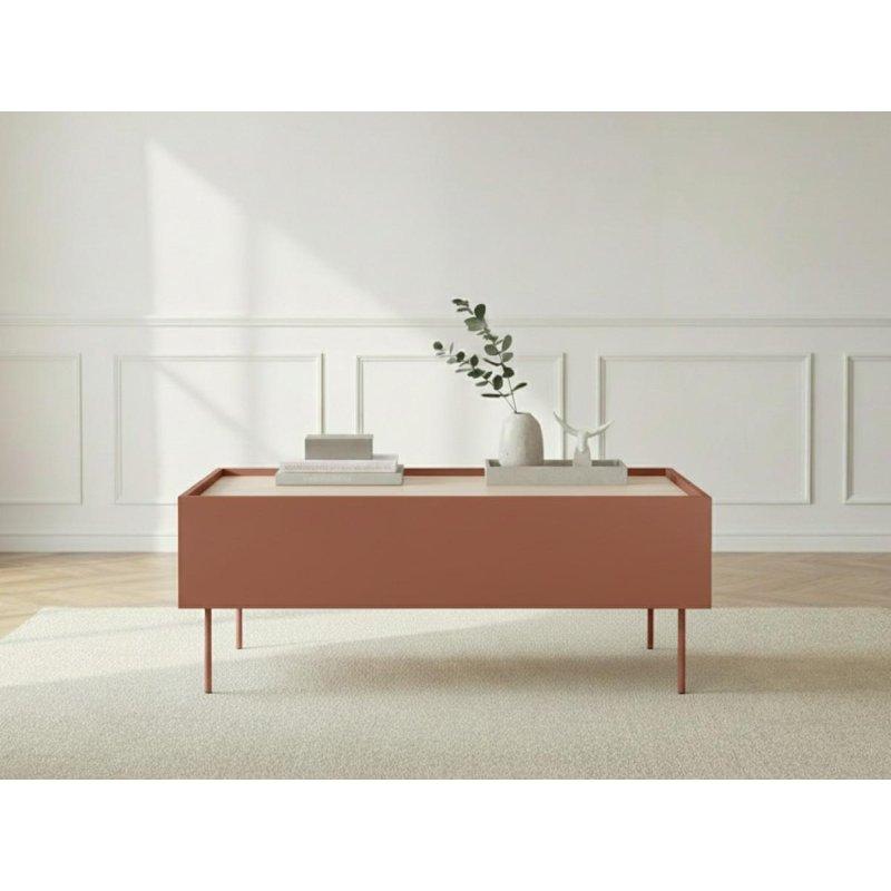 Çekmeceli Kahverengi Orta Sehpa 120x60 cm - 103954