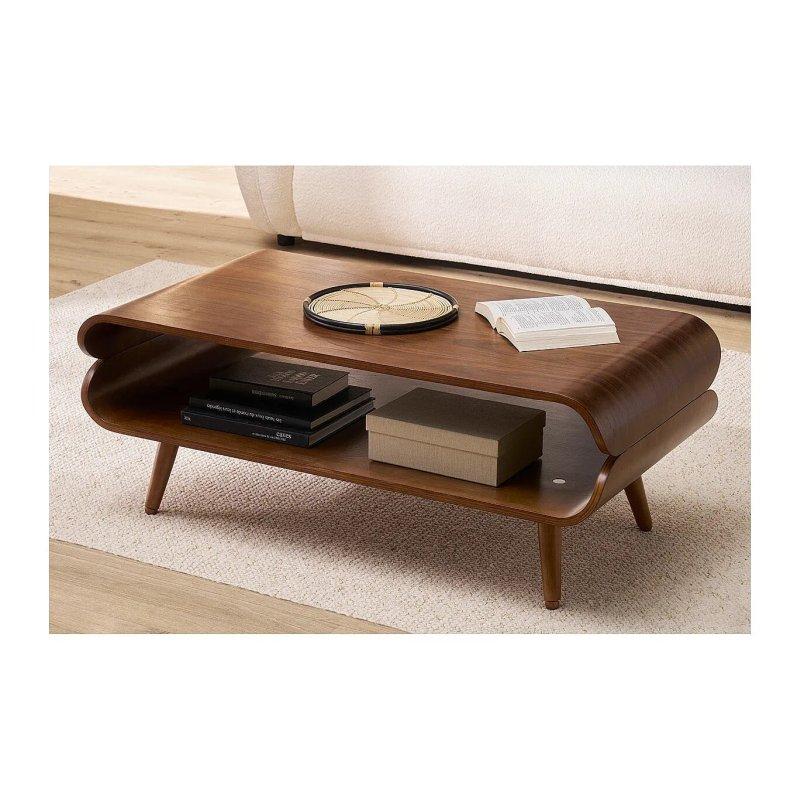 Ceviz Ahşap Vintage Orta Sehpa 118x60x45 cm - 102222