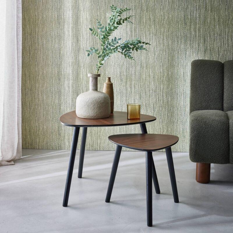 Ceviz Rengi MDF Zigon Sehpa 60 cm - 107516