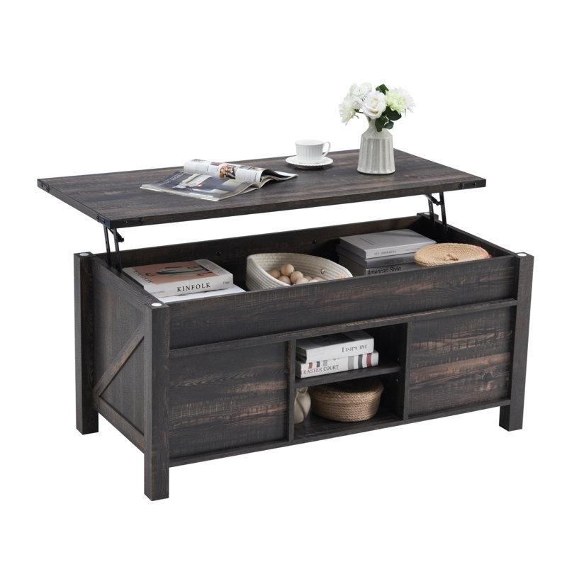 Chanya Endüstriyel Ahşap Açılır Akıllı Sehpa 122 cm - 101250