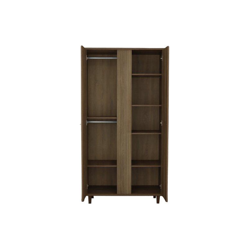 Çocuk Gardrobu Endüstriyel Ahşap 103x204x56 cm - 90193