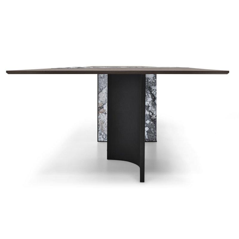 Dikdörtgen Ahşap ve Mermer Masa 240x120 cm - 92182