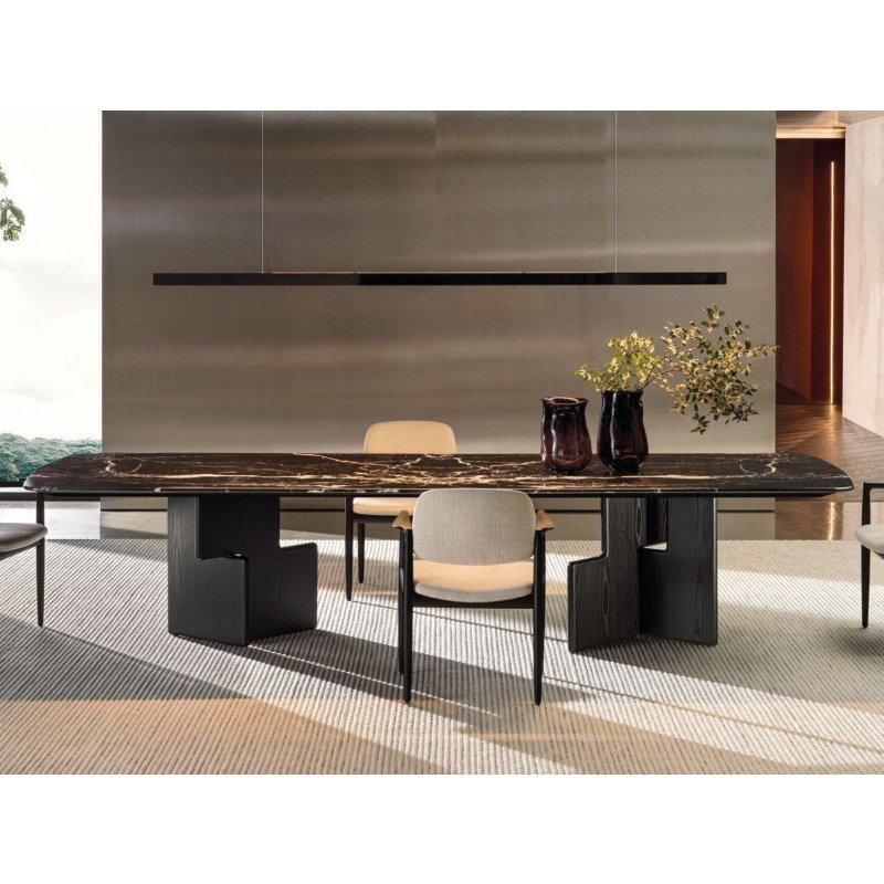 Dikdörtgen Dışbudak Ayaklı Mermer Masa - 91966