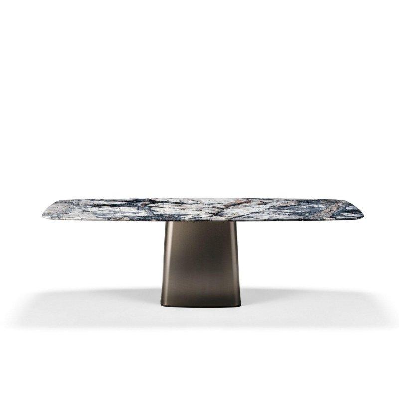 Dikdörtgen Gri Mermer Masa Piramit Ayaklı Metal Kaide - 91672 Dikdörtgen Gri Mermer Masa Piramit Ayaklı Metal Kaide - 91672