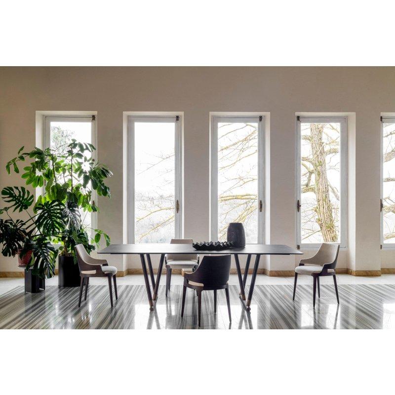 Dikdörtgen Porselen Masa Dişbudak Ayaklı 260-300x108 cm - 89881