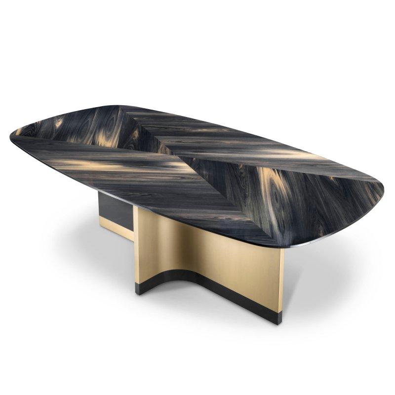 Dikdörtgen Porselen Masa Mermer Efektli Yumuşak Köşeli - 89836