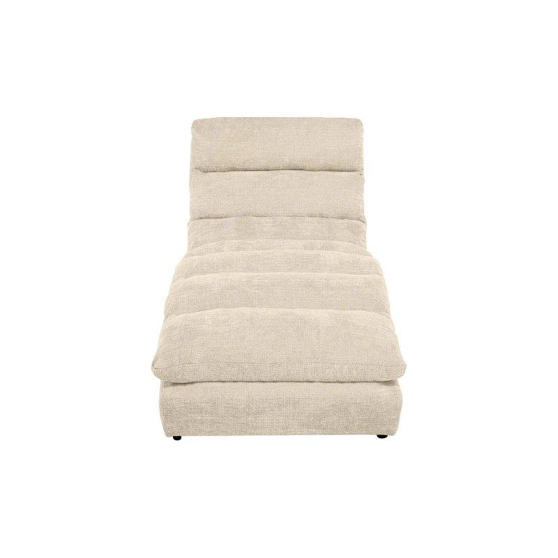 Dinlenme Koltuğu Bej Fitilli Kadife Kumaş-79x85x171 cm - 109883