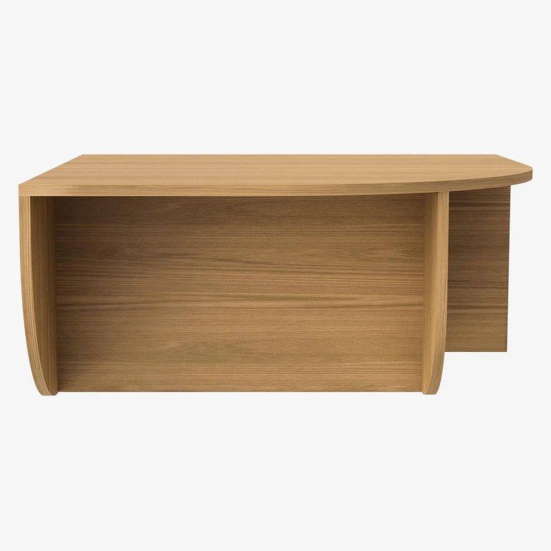 Doğal Renk Endüstriyel Ahşap Orta Sehpa 90x90 cm - 103727