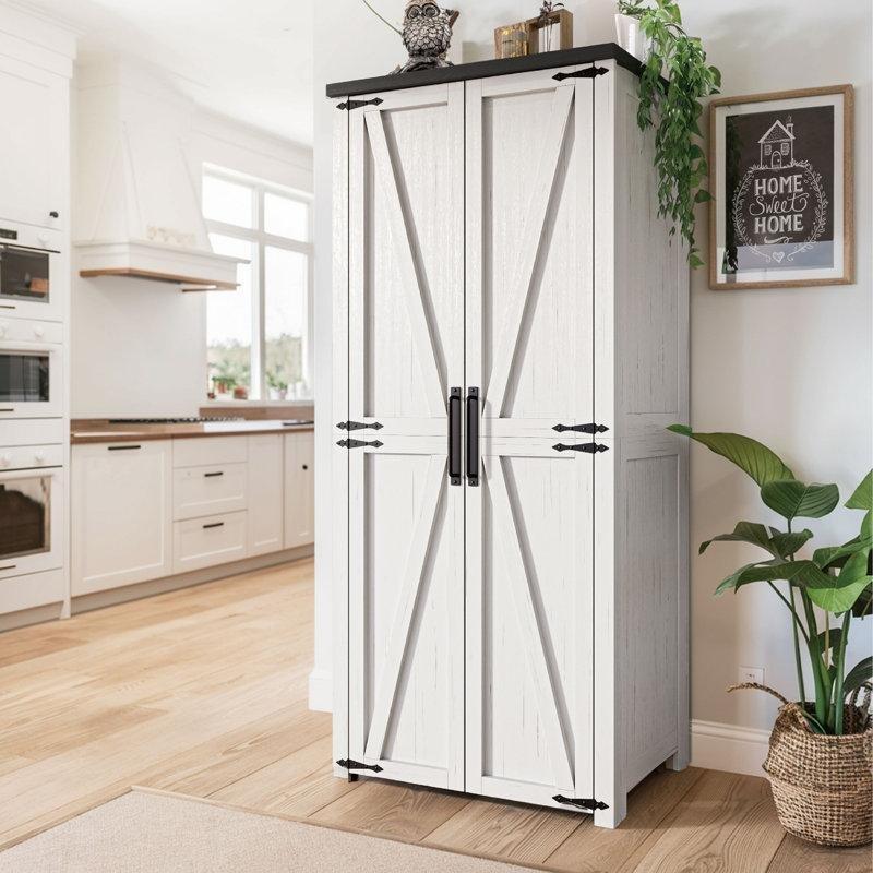 Endüstriyel Ahşap Çok Amaçlı Dolap 79 cm x 183 cm - 93052