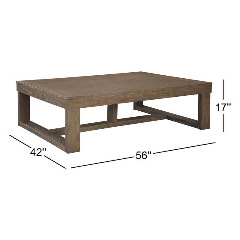Endüstriyel Ahşap Dikdörtgen Büyük Orta Sehpa 142 cm x 107 cm - 104086