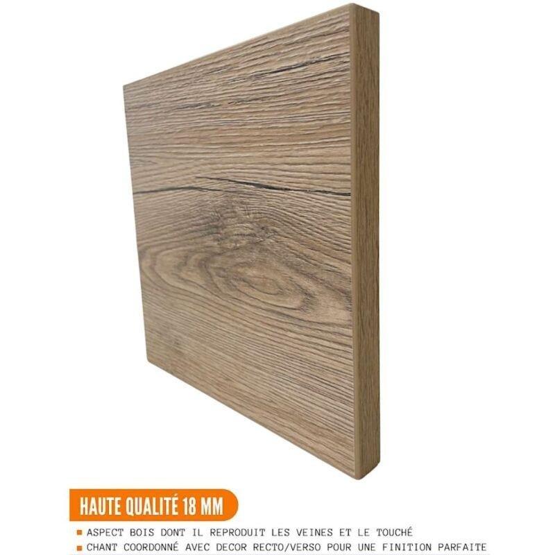 Endüstriyel Ahşap Mutfak Alt Dolabı Açık Kahverengi 40x82x46 cm - 100858