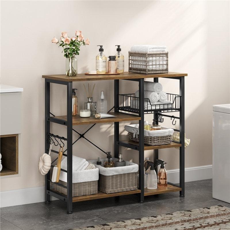 Endüstriyel ahşap mutfak kahve köşesi 90x35 cm - 99964