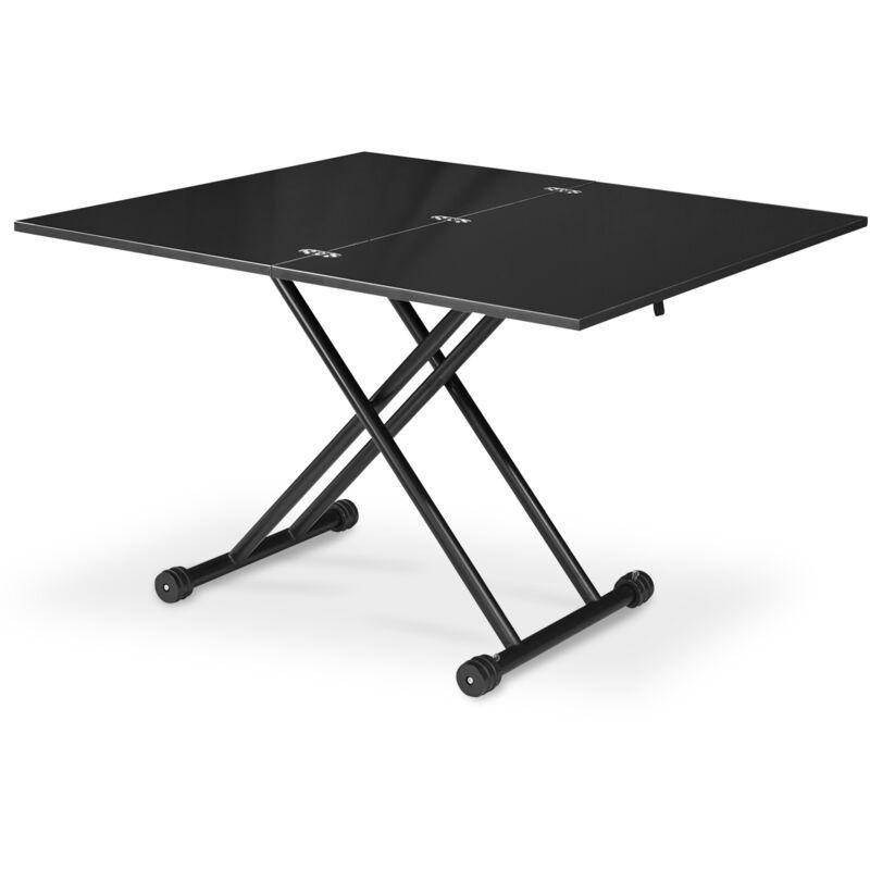 Endüstriyel Ahşap Sehpa Siyah 100x57 cm Yemek Masası Olan - 101866