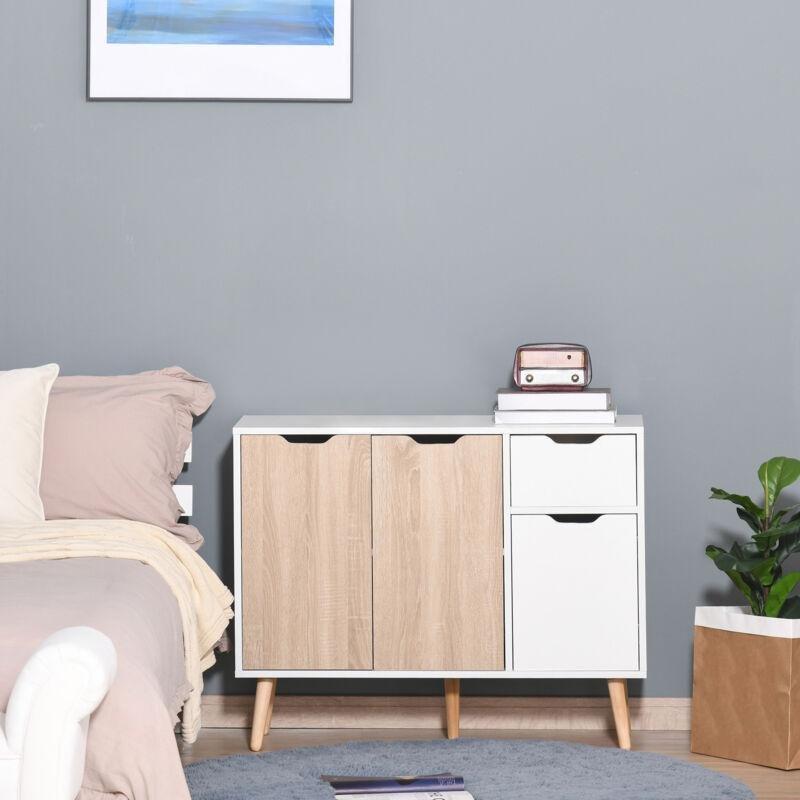 Endüstriyel Ahşap ve Beyaz Kahve Köşesi 90 cm - 100269