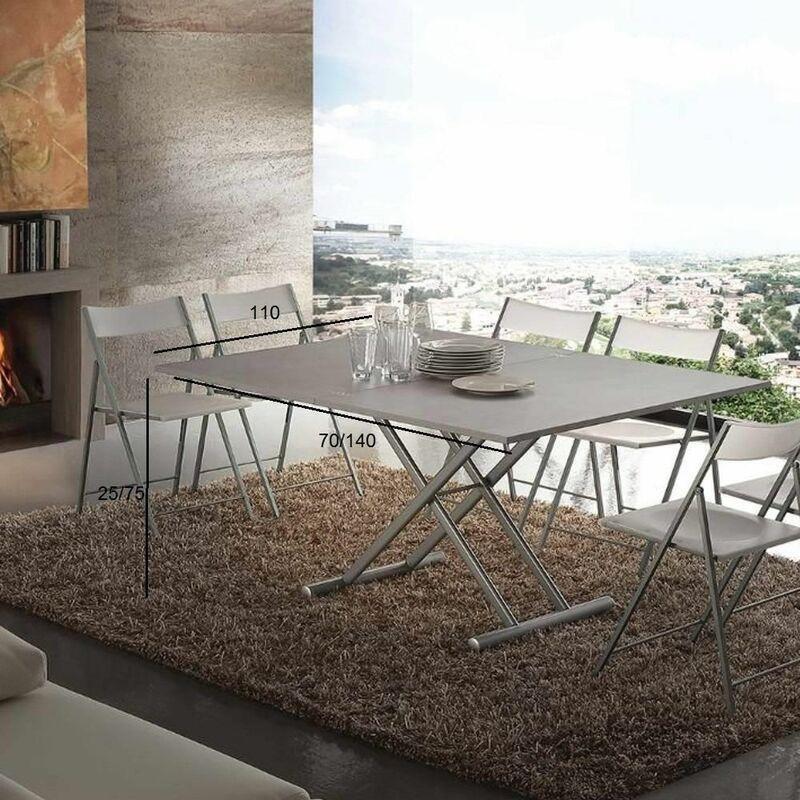 Endüstriyel Ahşap Yemek Masası Olan Sehpa 110x70 cm Aluminyum Çerçeveli - 101764