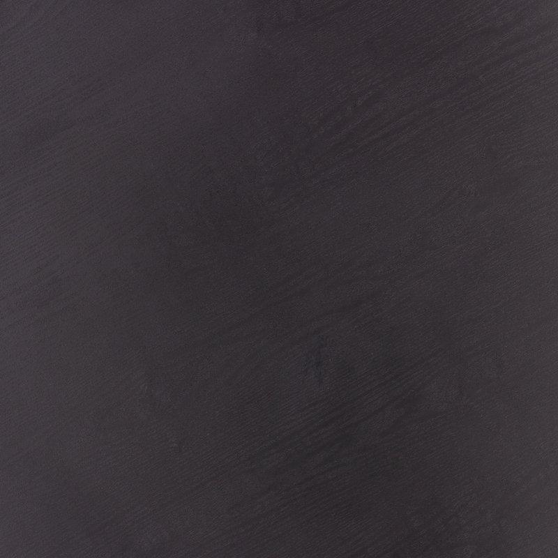Endüstriyel Ahşap Yuvarlak Orta Sehpa 85 cm Siyah İki Raflı - 104947