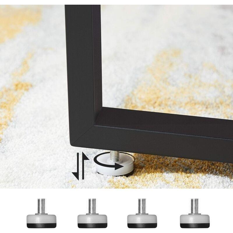 Endüstriyel Metal Ayaklı Yuvarlak Orta Sehpa 88 cm Kahverengi Ahşap - 103433