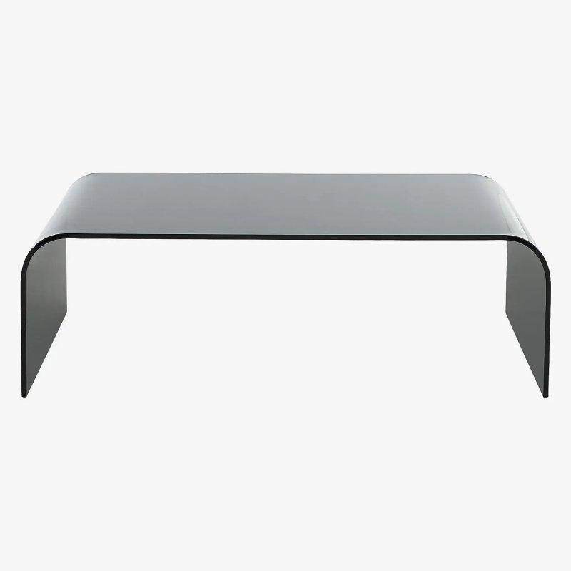 Füme Cam Dikdörtgen Orta Sehpa 120x60 cm - 103670