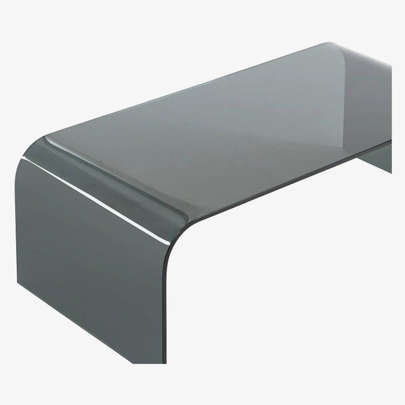 Füme Cam Dikdörtgen Orta Sehpa 120x60 cm - 103670