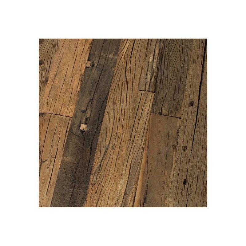 Geri Dönüştürülmüş Ahşap Yuvarlak Zigon Sehpa 90x90x40 cm - 106600