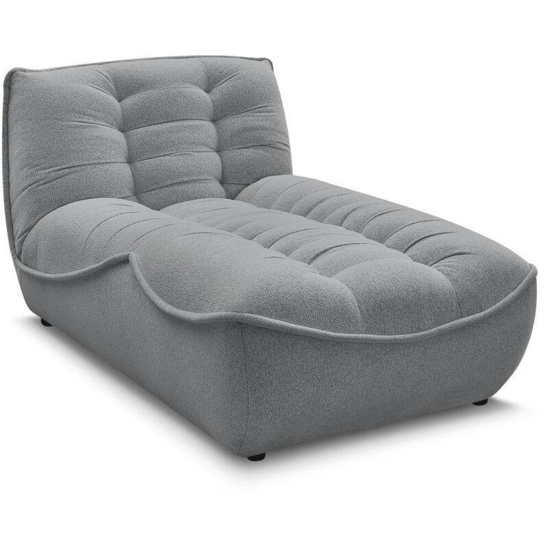 Gri 2 Kişilik Modern Dinlenme Koltuğu 156x112x82 cm - 109073