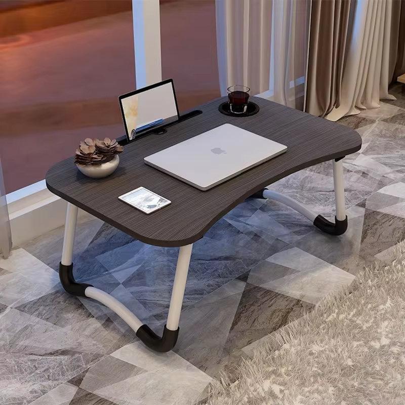 Gri Çelik Katlanır Ayaklı laptop sehpası-60x41x28 cm - 113259