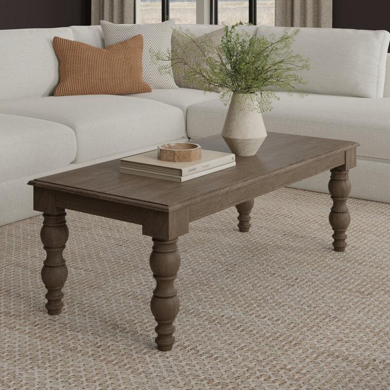 Guderian Masif Mango Ağacı Dikdörtgen Orta Sehpa 56x24 cm Kahverengi - 104071