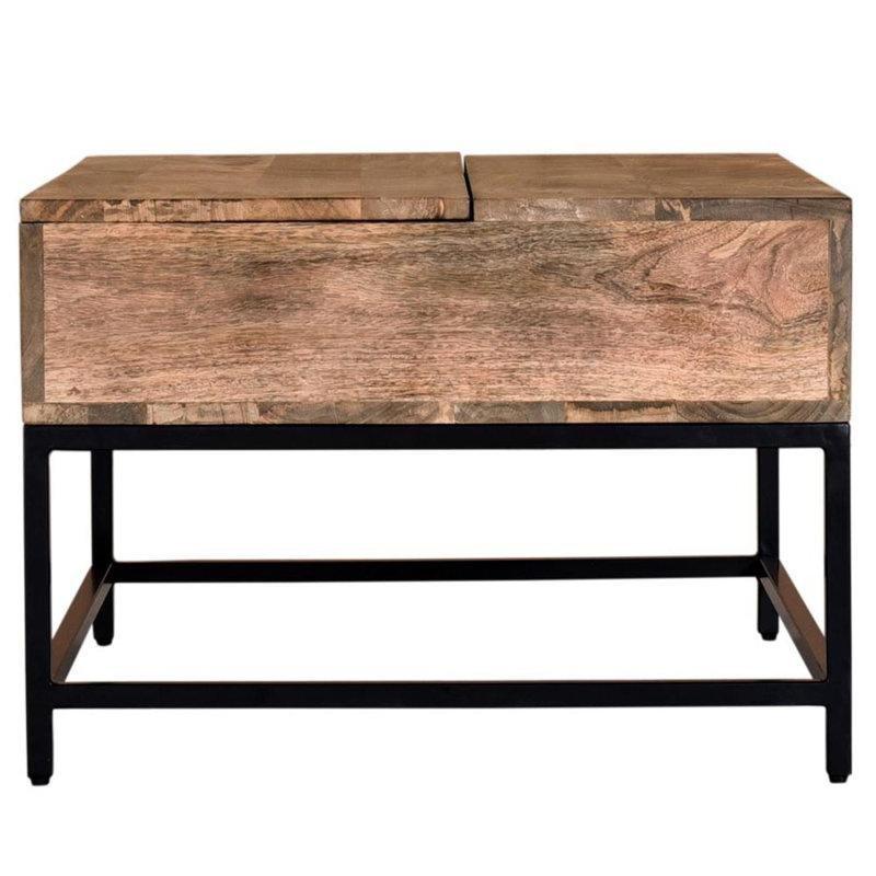 Haddon Masif Ahşap Üstü Ferforje Orta Sehpa 91 cm - 104281